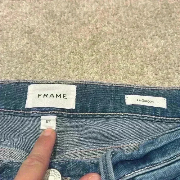 Frame Le Garcon jeans size 27 - Picture 2 of 3